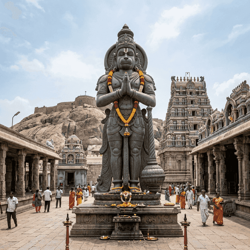 Namakkal Anjaneyar Statue